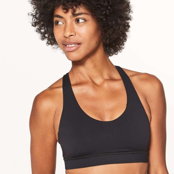 Lululemon Black Break Free Bra - Picture 1 of 6